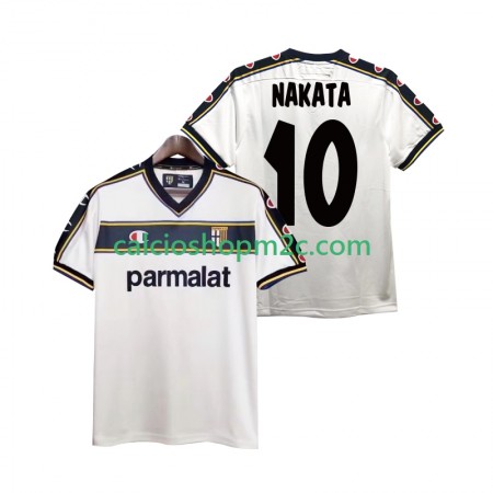 Parma NAKATA 10 2003 Retro Maglia Trasferta 2002 Manica Corta